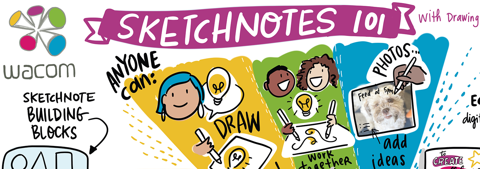 Wacom Canada sketchnote Wacom One Drawing Change