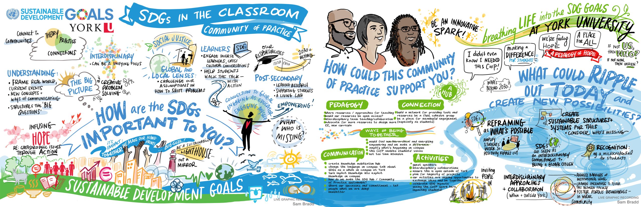 Sustainable Development Goals Community of Practice at York University - documentation of the conversation