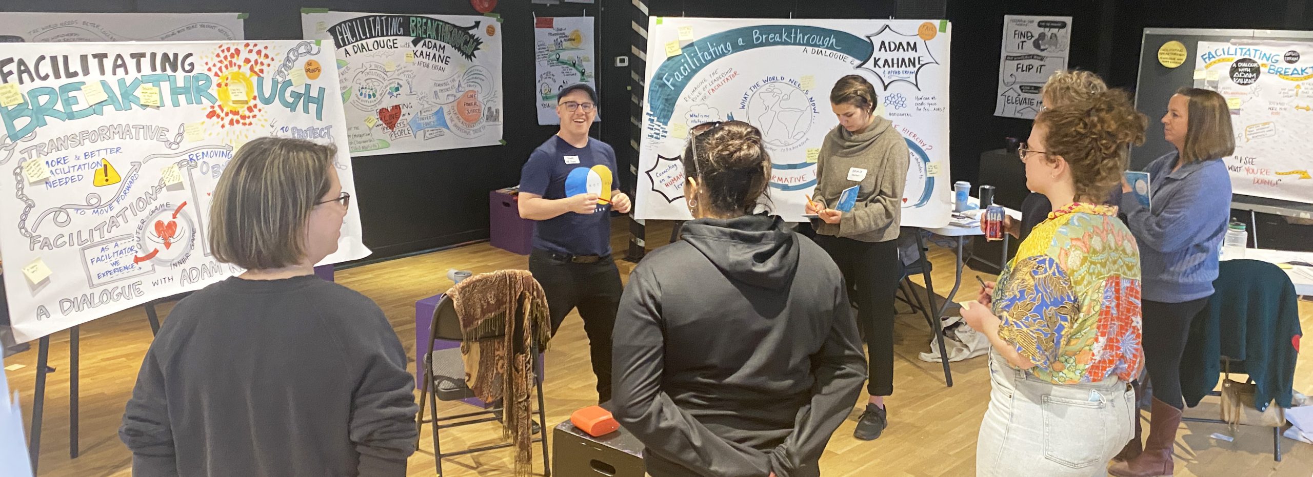 Advanced graphic recording trainings in person with drawing change 2024 and 2025