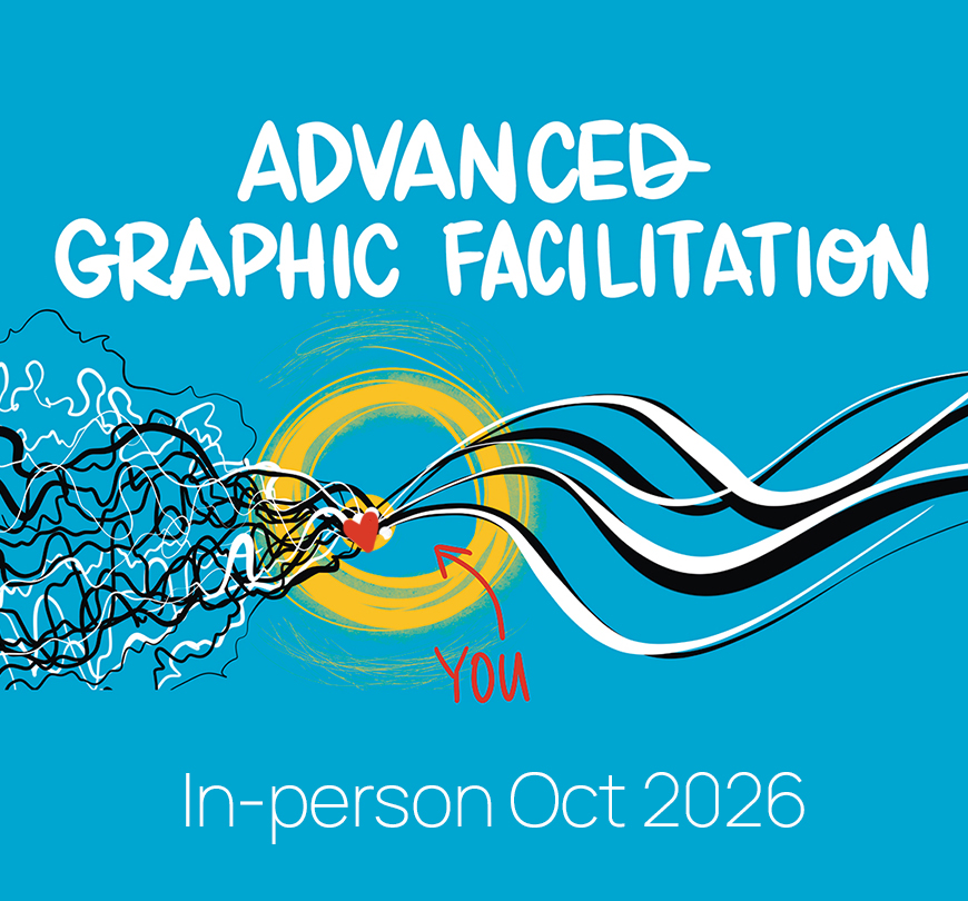 Advanced graphic recording and graphic facilitation with drawing change: course in person, October 2026 Canada
