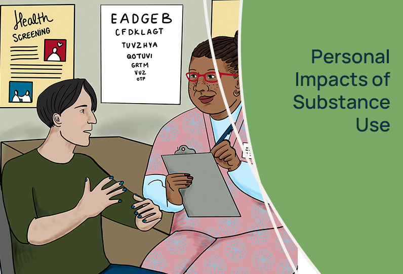 Illustrating CSUCH Personal Impact of Substance Use by Drawing Change
